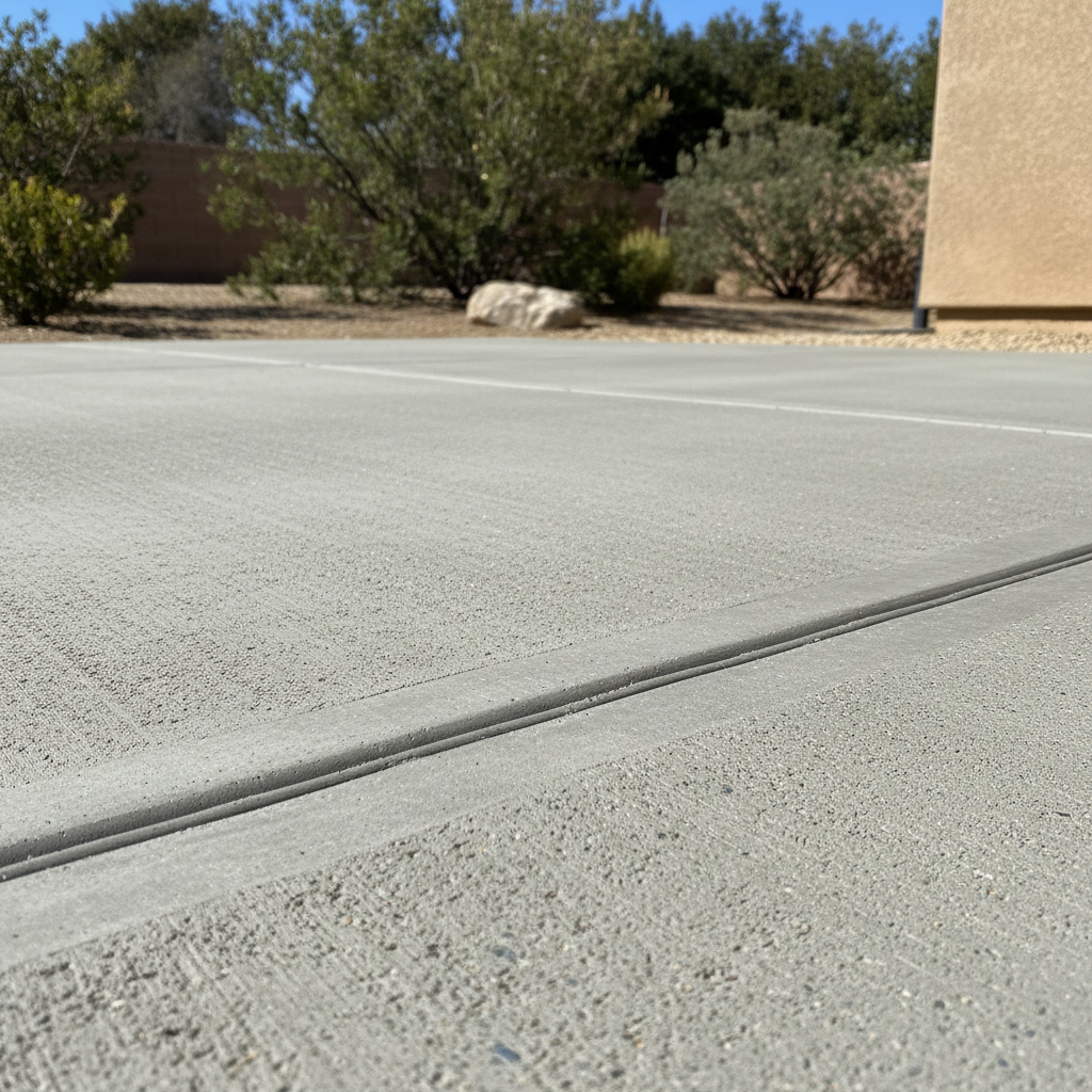 Completed concrete flatwork work at a residential property in Ventura, CA