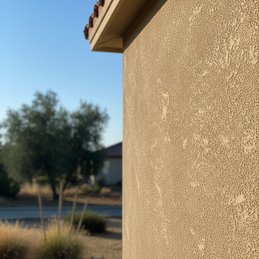 Completed commercial stucco work at a residential property in Turlock, CA