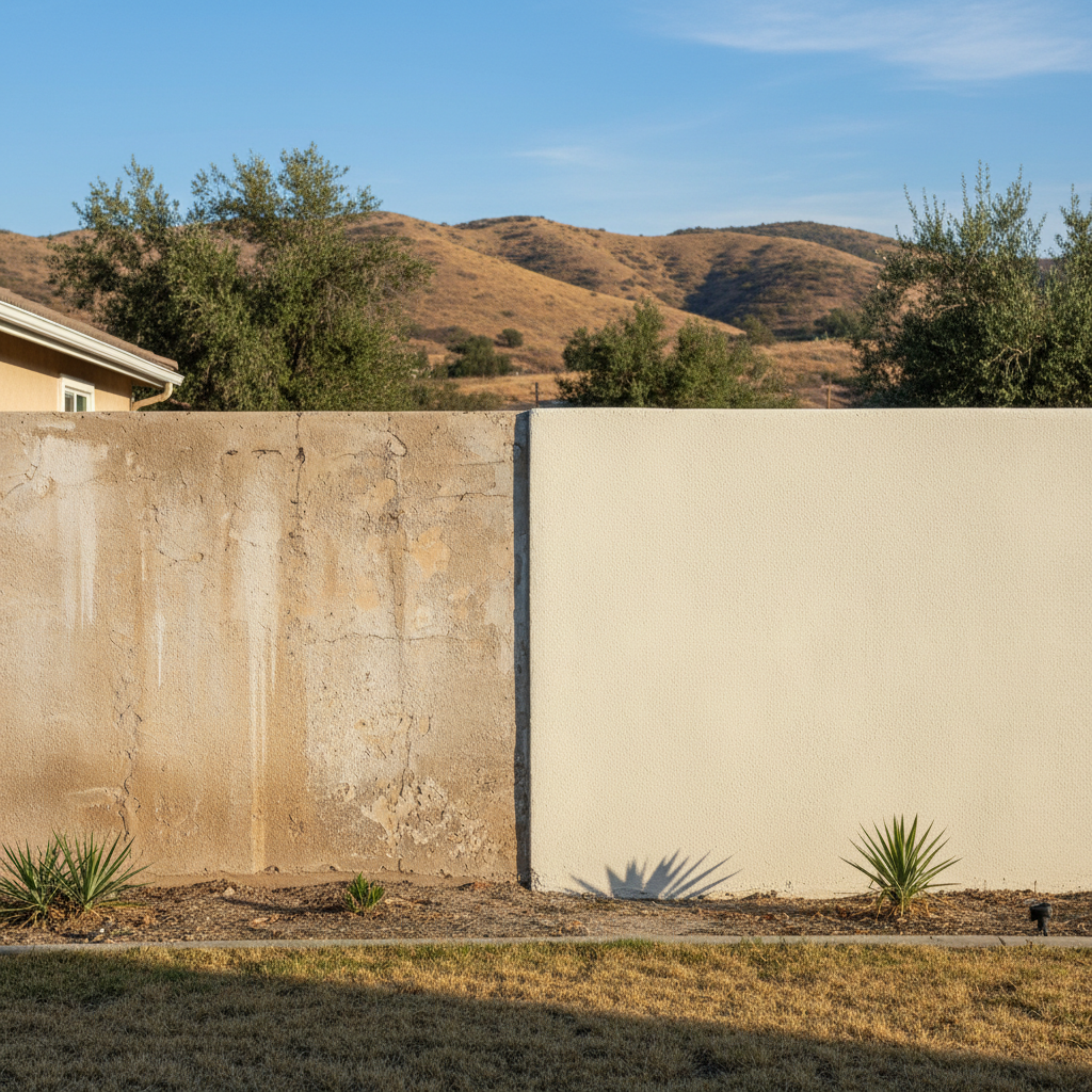 Completed stucco inspection work at a residential property in Clovis, CA