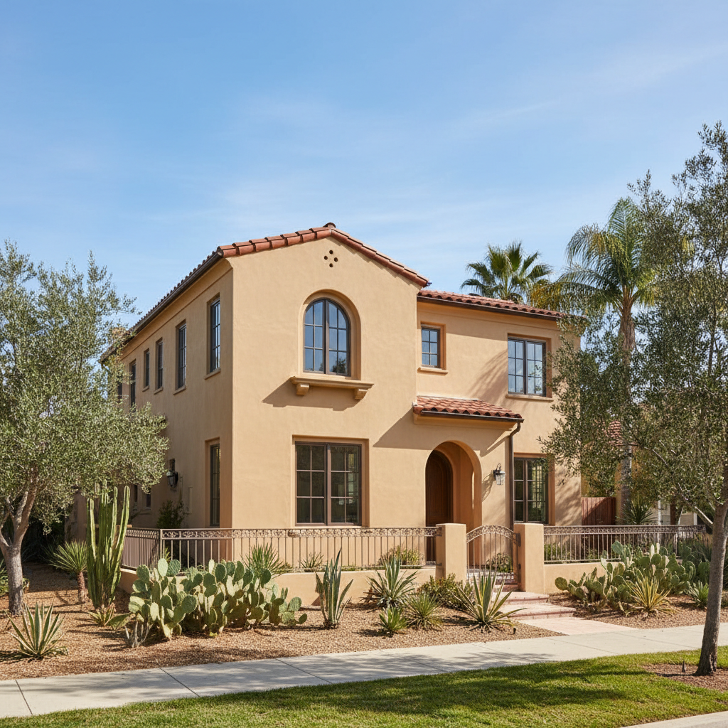 Completed stucco redashing work at a residential property in San Diego, CA