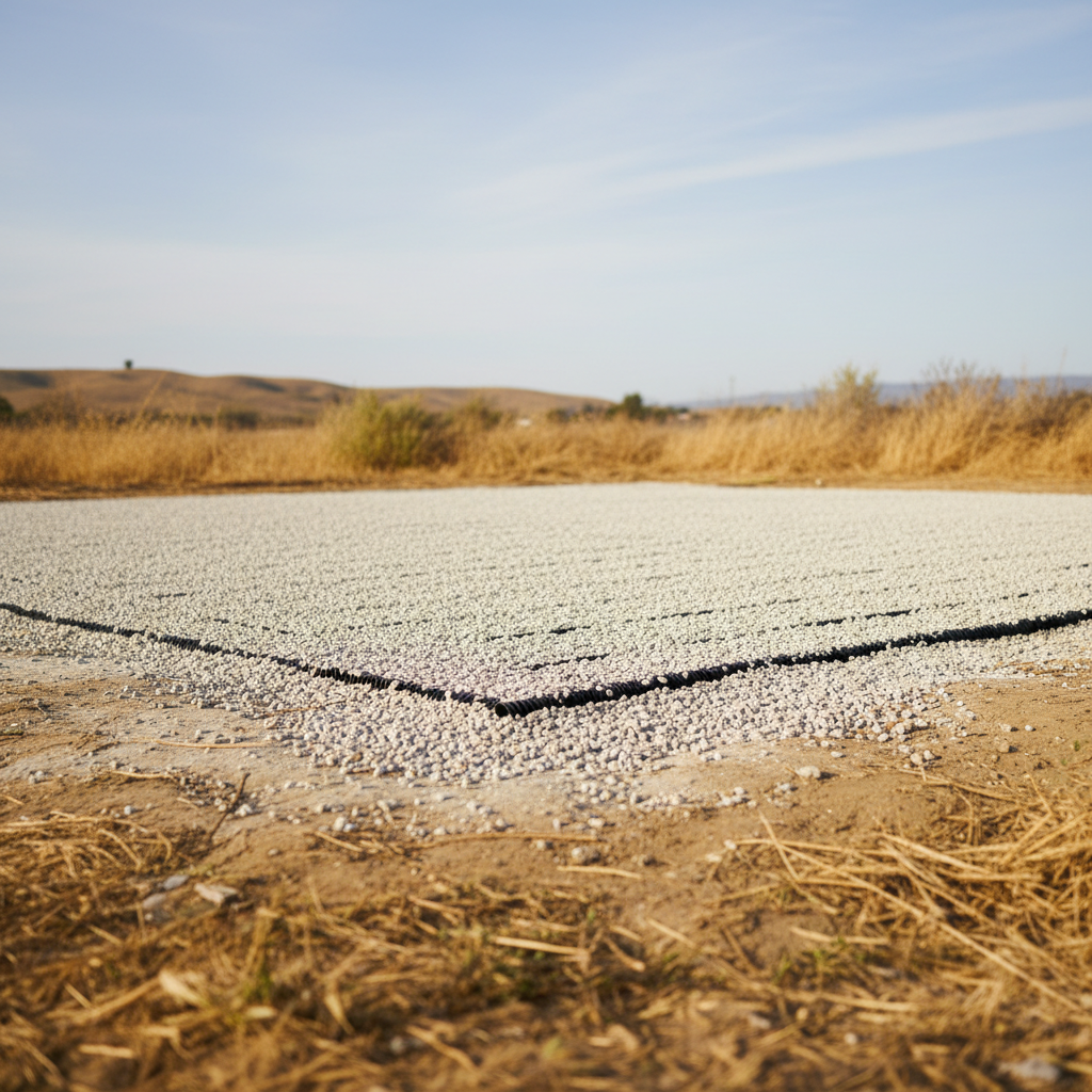 Completed drain field services work at a residential property in Fresno, CA