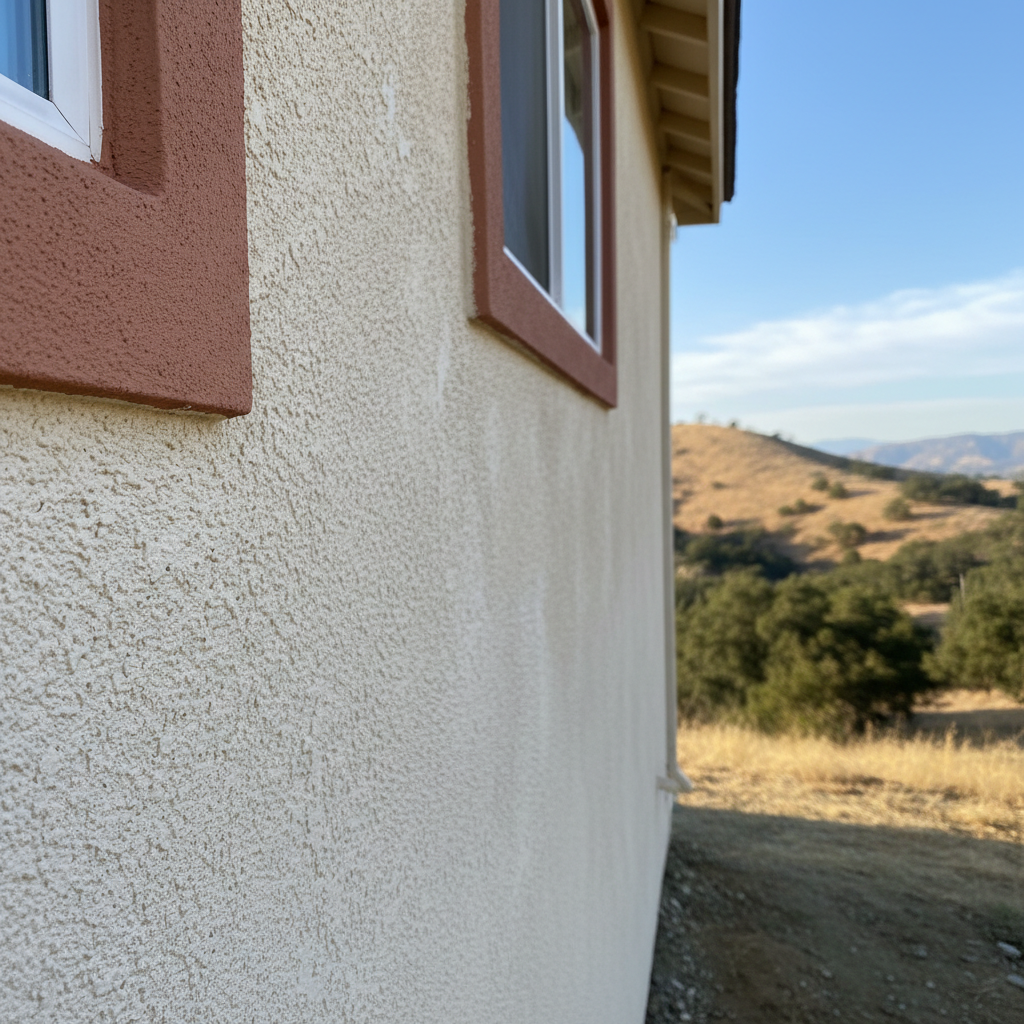 Completed eifs installation work at a residential property in Hollister, CA