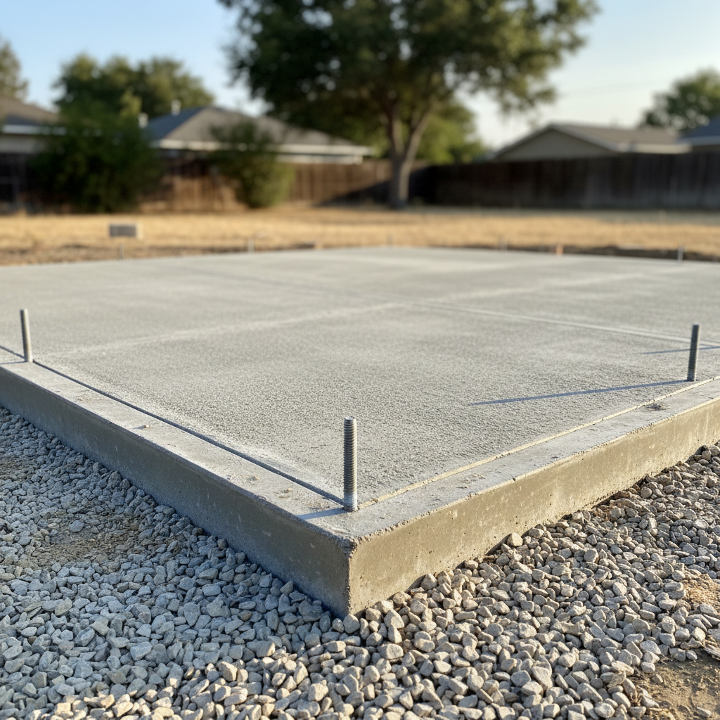 Completed shed foundation work work at a residential property in San Jose, CA