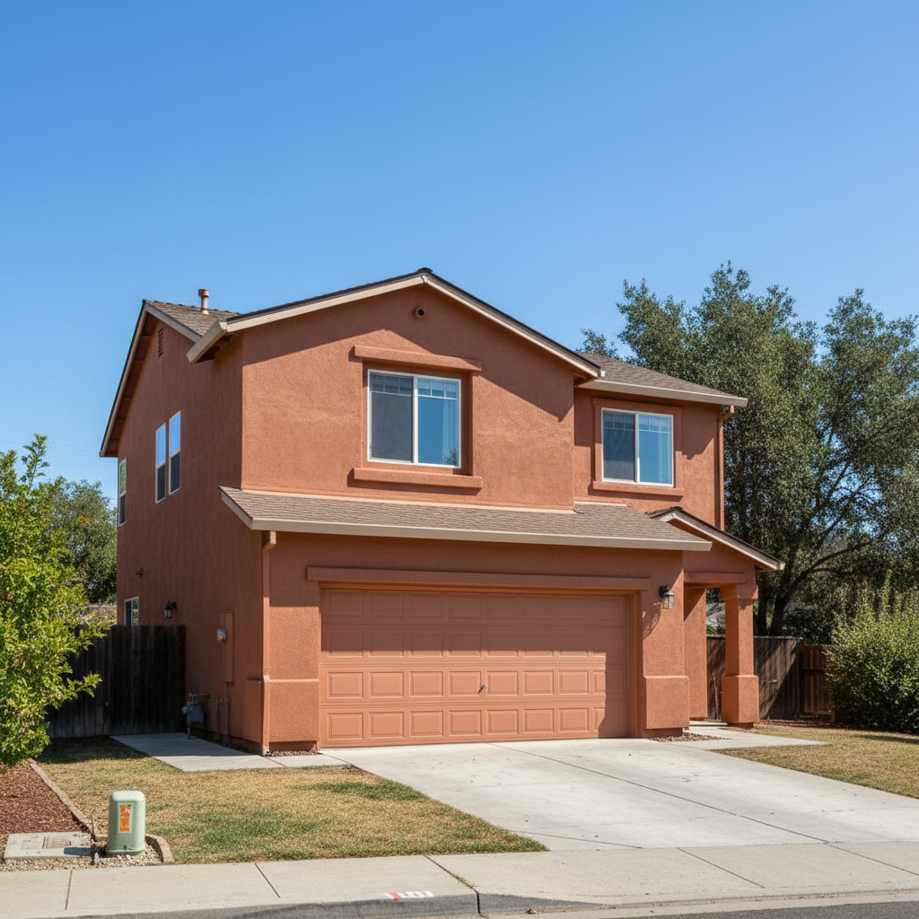 Completed stucco redashing work at a residential property in Campbell, CA