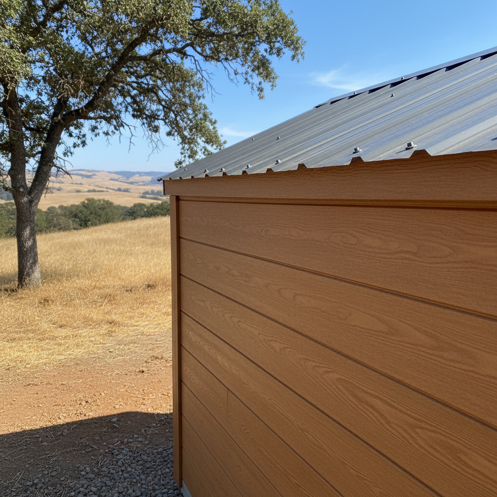 Completed garage design & building work at a residential property in Oakdale, CA
