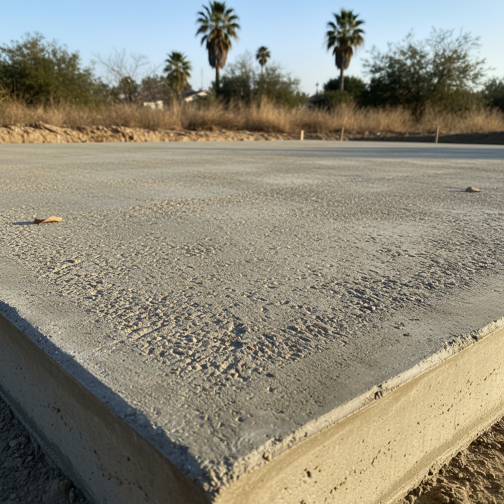 Completed shed foundation work work at a residential property in La Mesa, CA