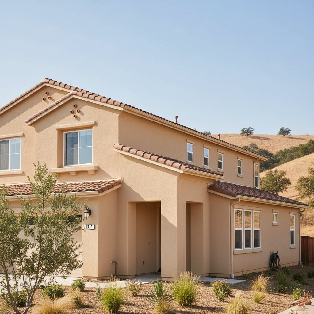 Completed eifs installation work at a residential property in Norwalk, CA