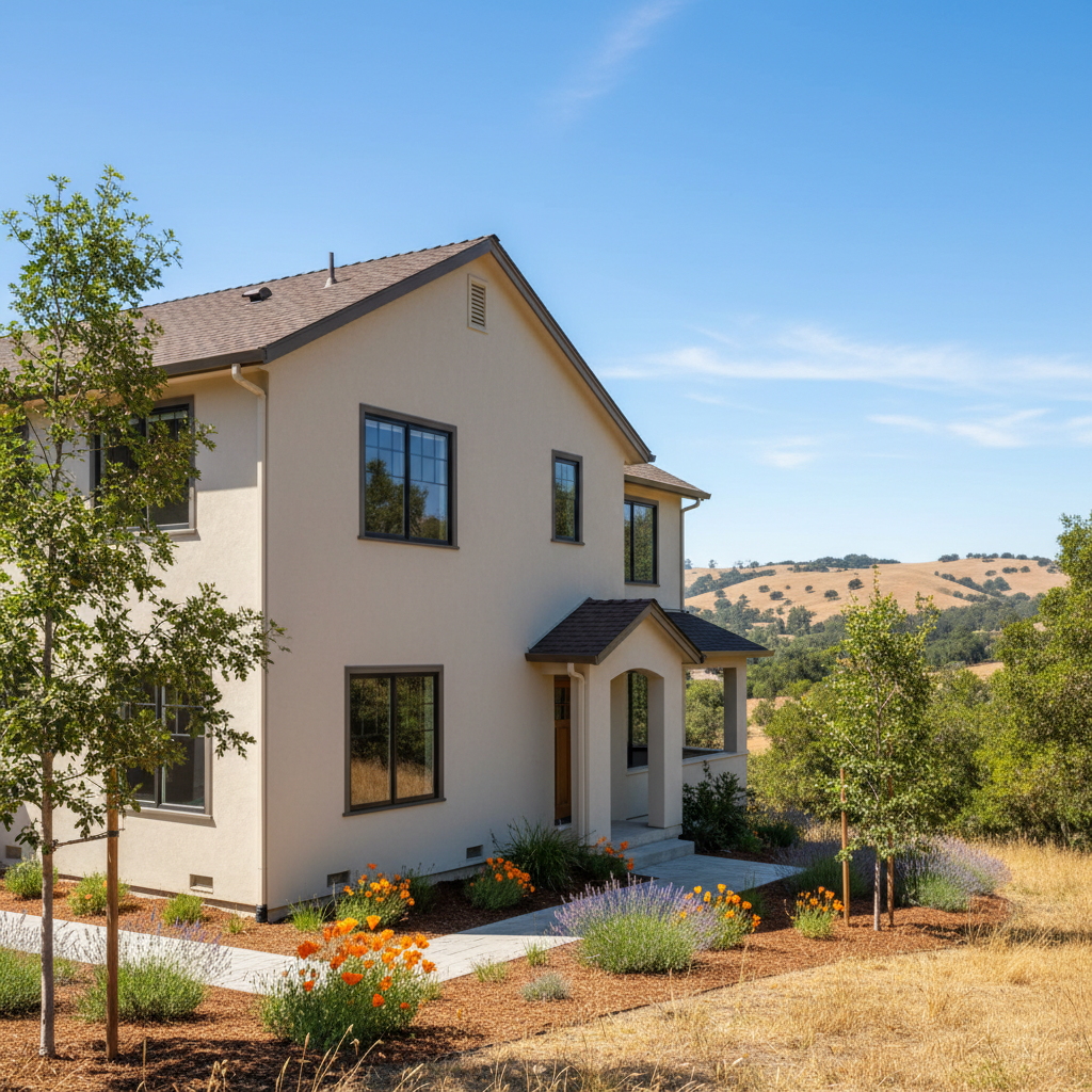 Completed commercial stucco work at a residential property in Oakland, CA