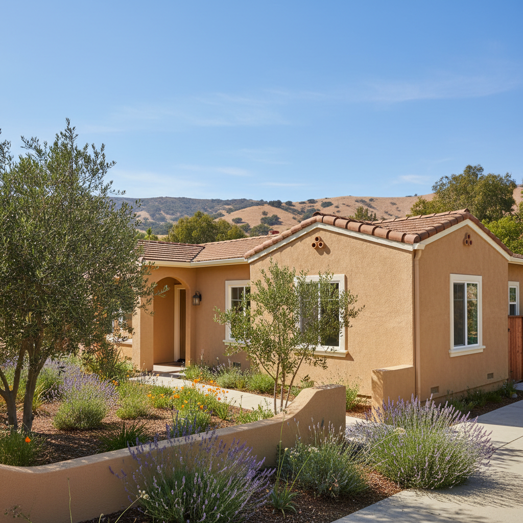 Completed stucco redashing work at a residential property in Claremont, CA