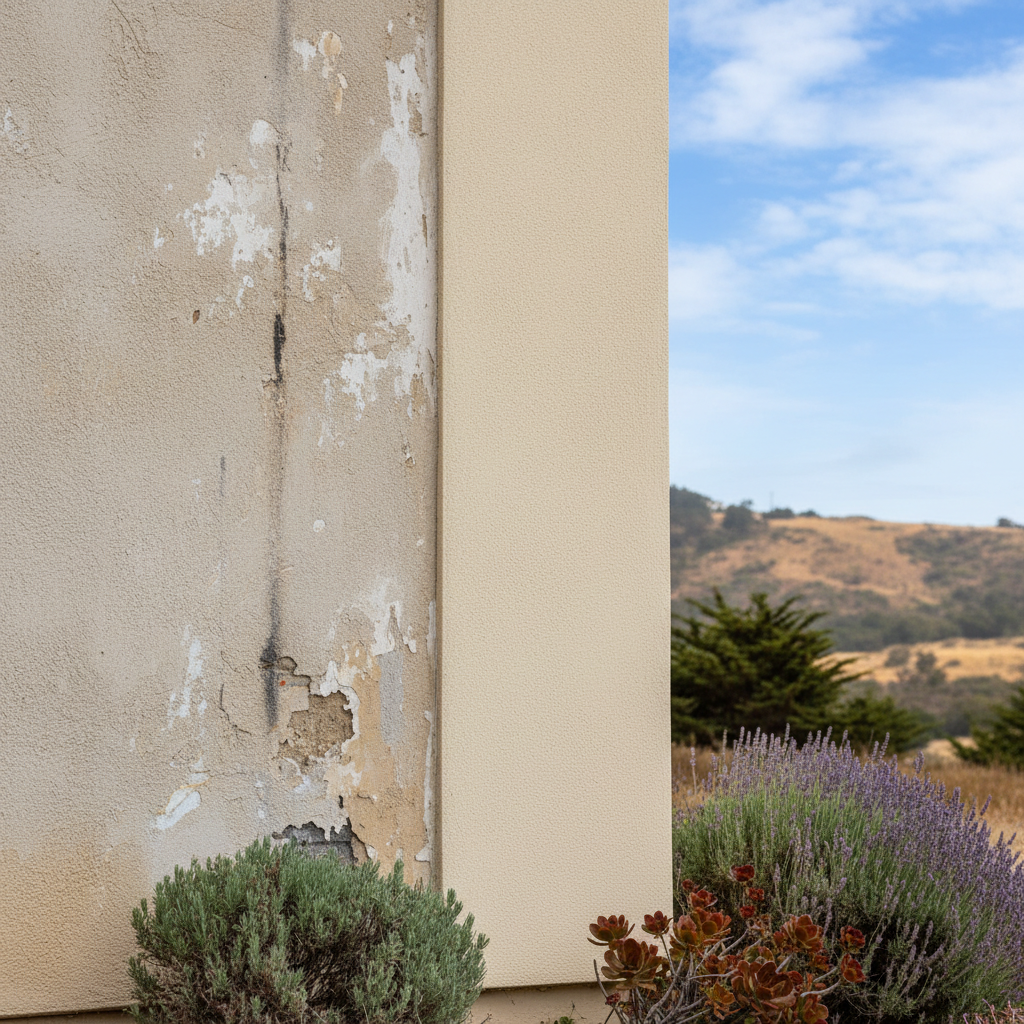 Completed eifs installation work at a residential property in Monterey, CA