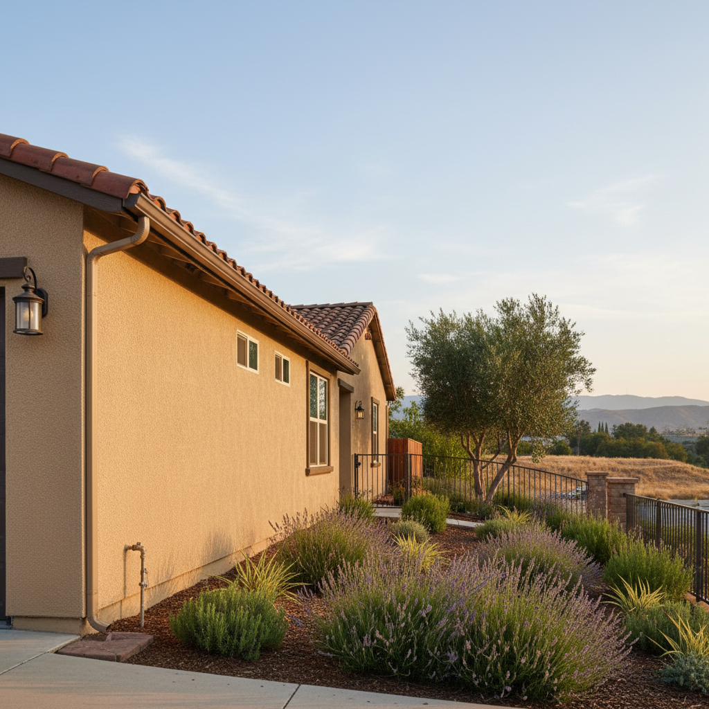 Completed eifs installation work at a residential property in Claremont, CA