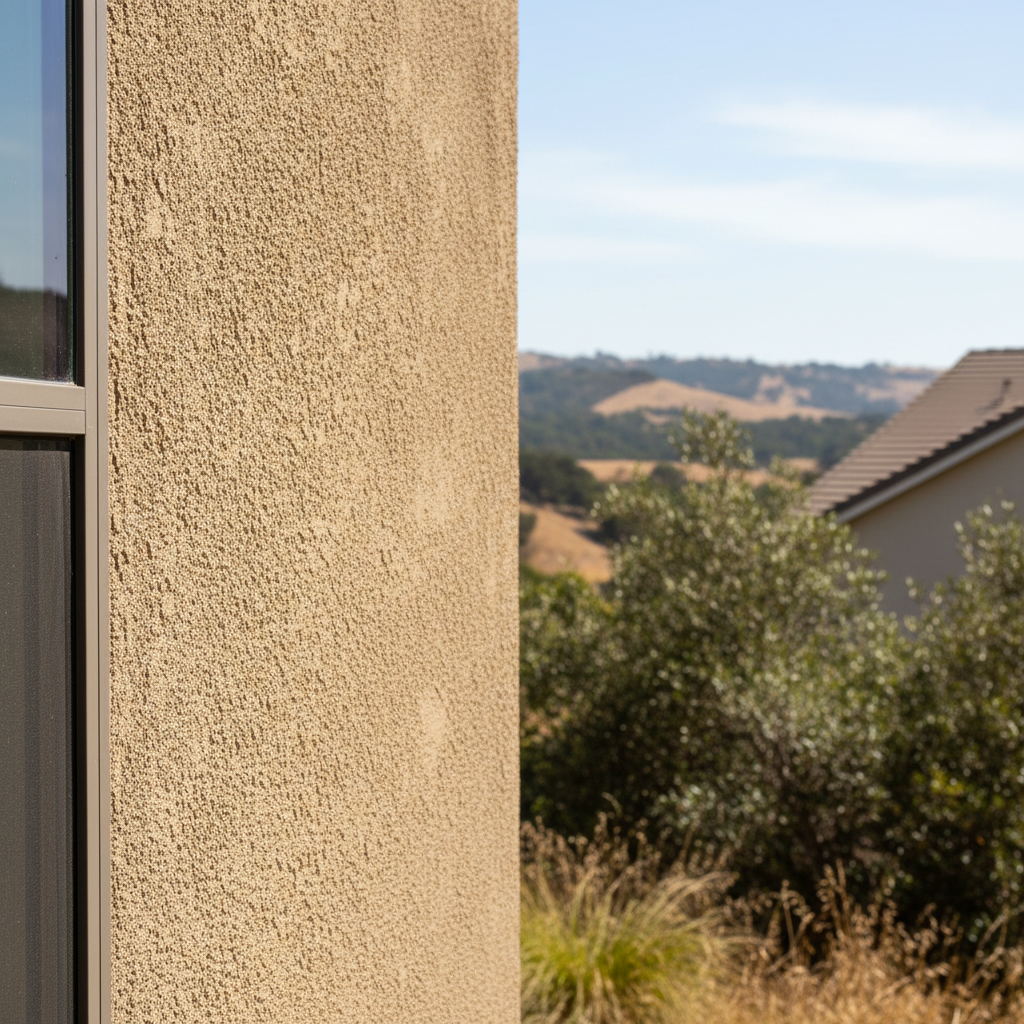 Completed eifs installation work at a residential property in Richmond, CA