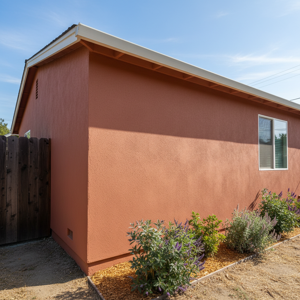 Completed stucco redashing work at a residential property in Richmond, CA
