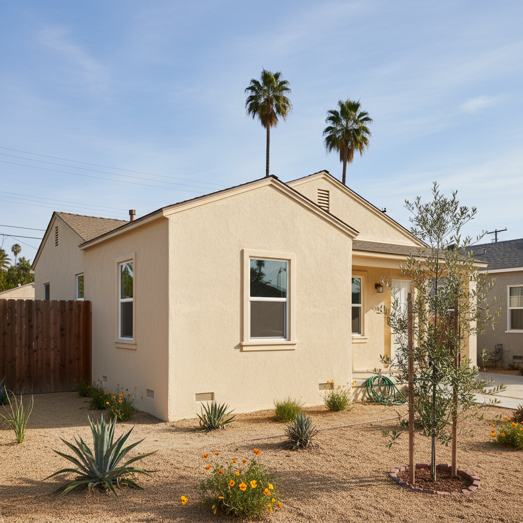 Completed stucco inspection work at a residential property in Burbank, CA