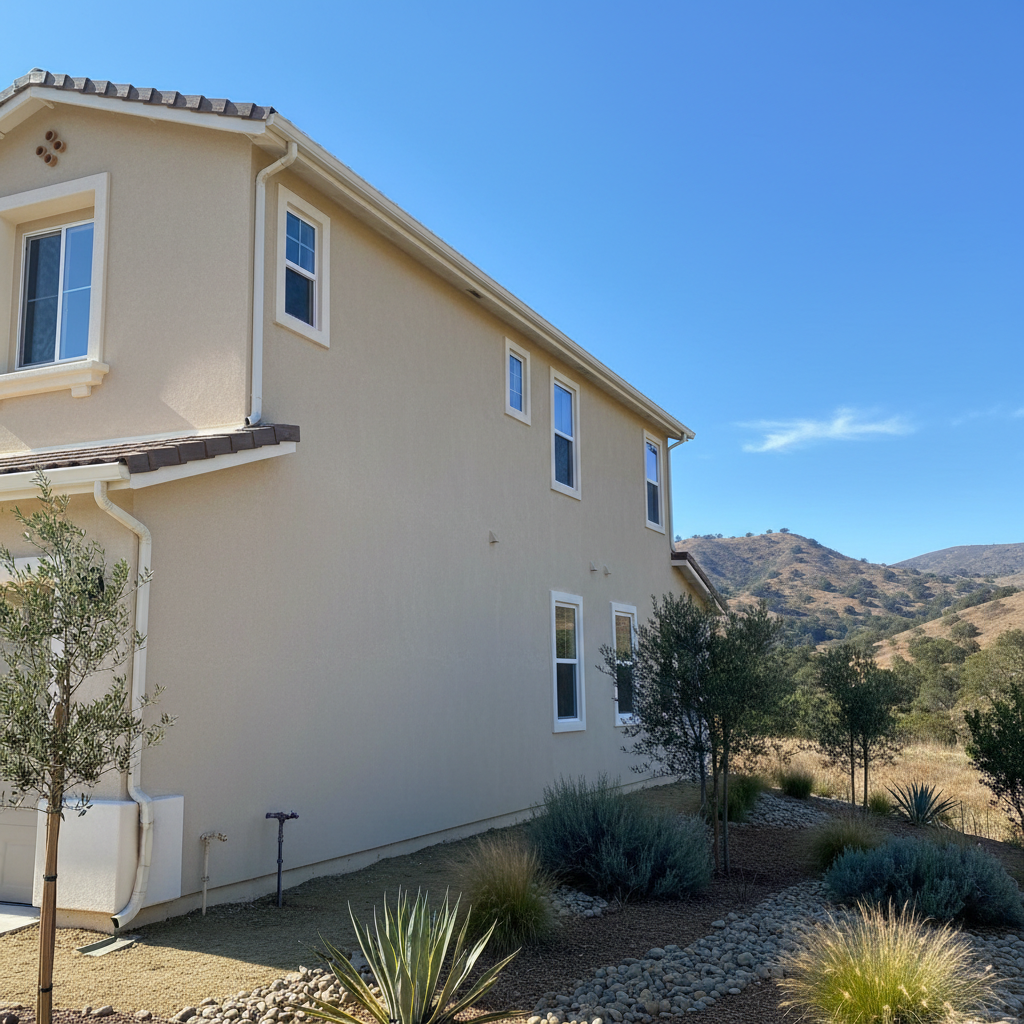 Completed stucco inspection work at a residential property in Santa Clarita, CA