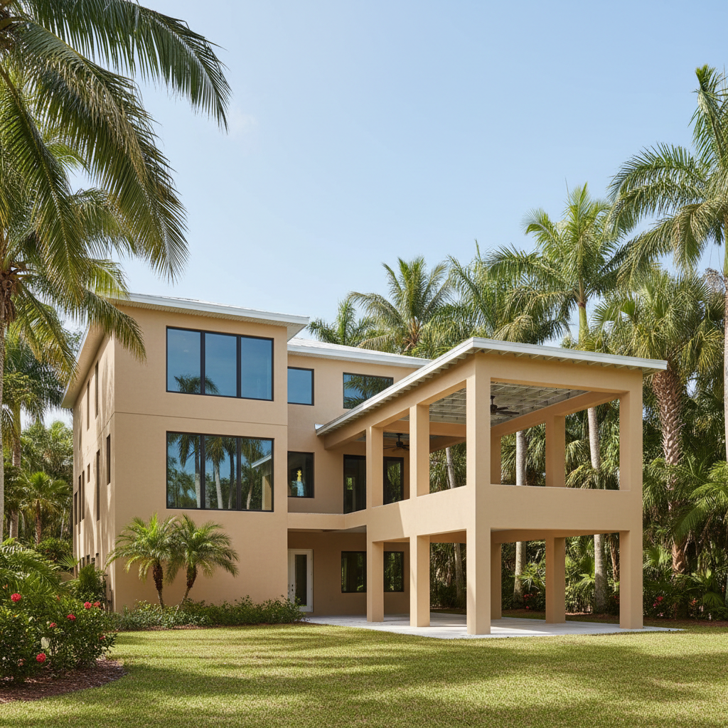 Completed structural design & analysis work at a residential property in Cape Coral, FL