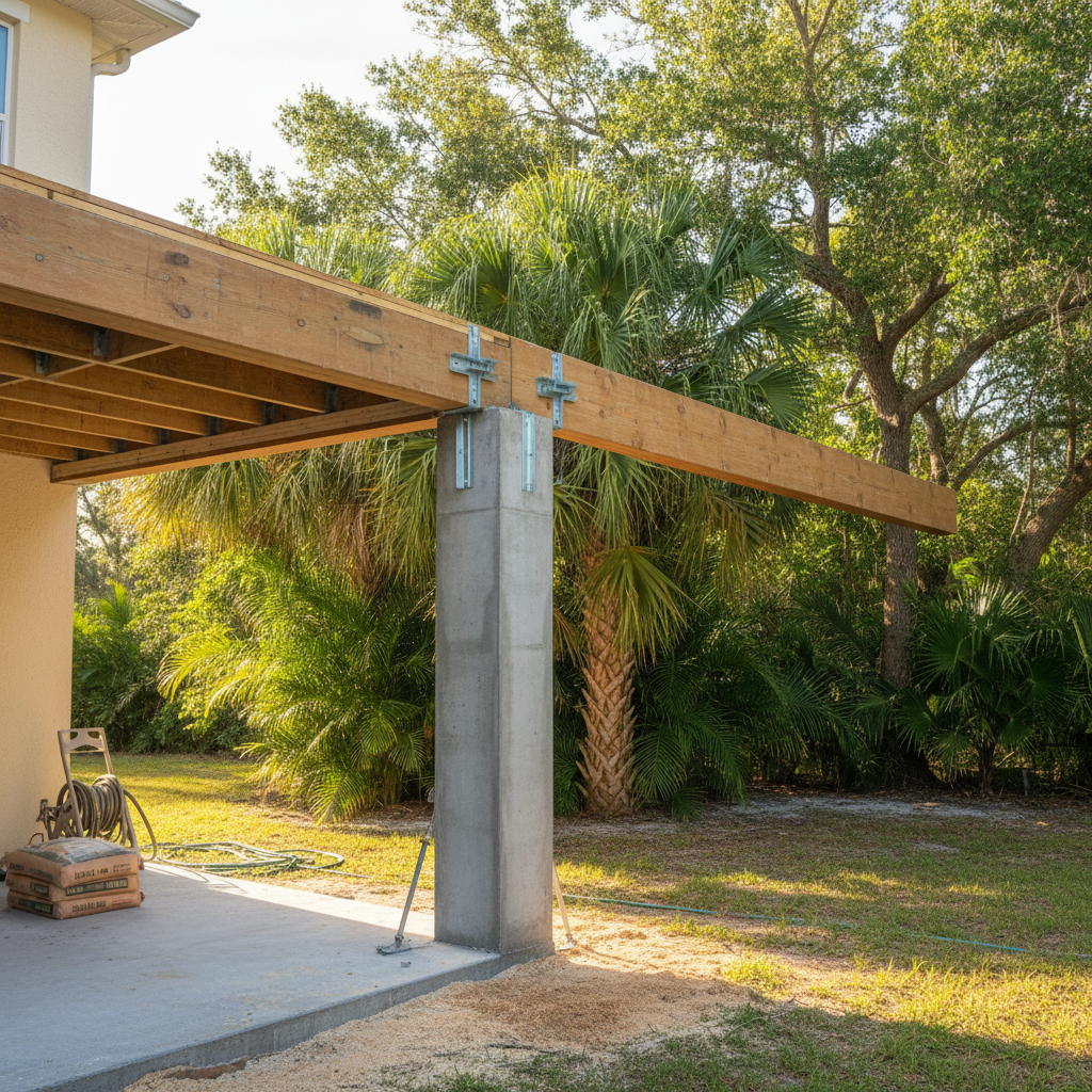 Completed beam sizing and specification work at a residential property in Cape Coral, FL
