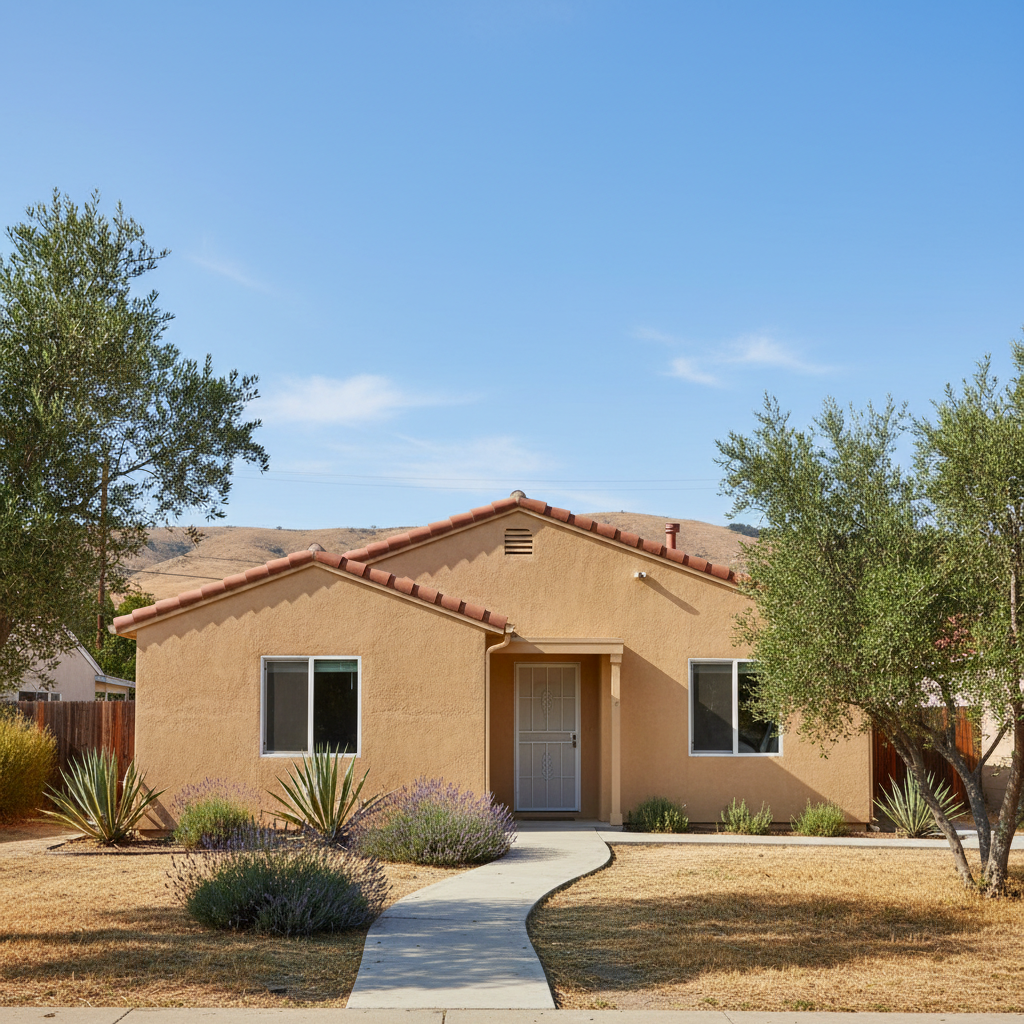 Completed stucco redashing work at a residential property in Clovis, CA