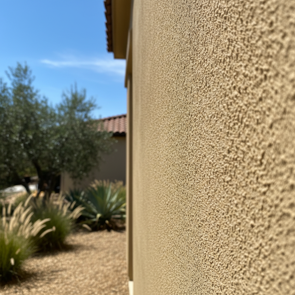 Completed commercial stucco work at a residential property in Sacramento, CA