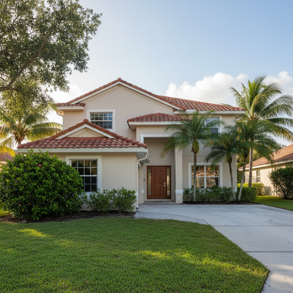 Completed water damage restoration work at a residential property in Miramar, FL