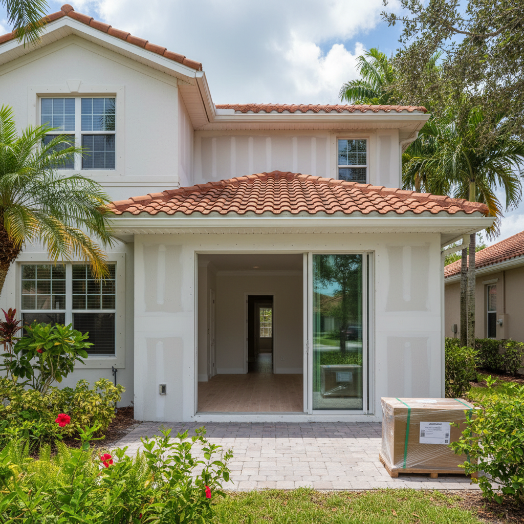 Completed content pack-out and restoration work at a residential property in Hollywood, FL
