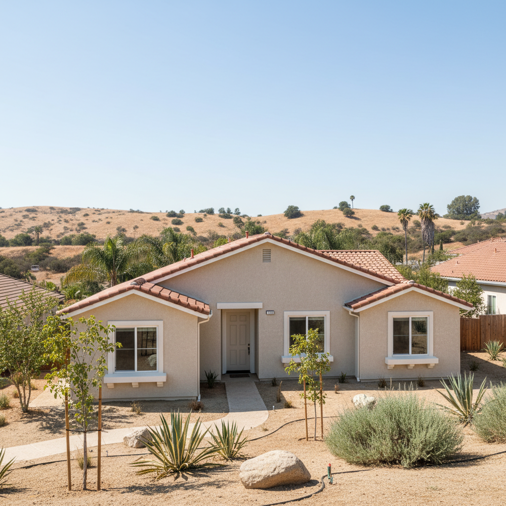 Completed stucco redashing work at a residential property in Chula Vista, CA