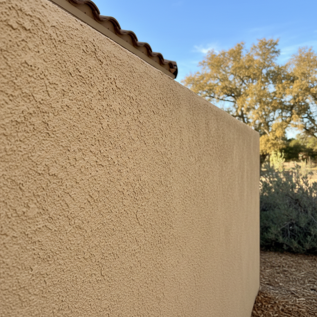 Completed stucco installation work at a residential property in Lodi, CA
