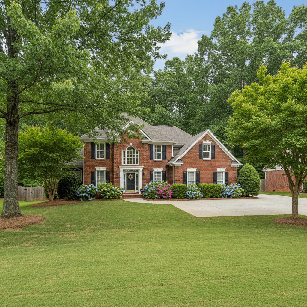 Completed flood restoration work at a residential property in Stockbridge, GA