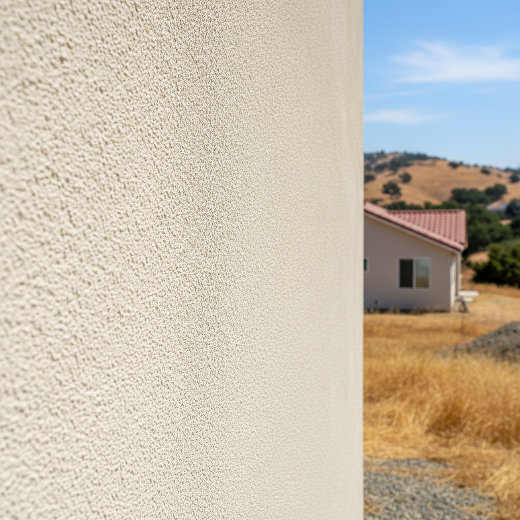 Completed eifs installation work at a residential property in Tracy, CA