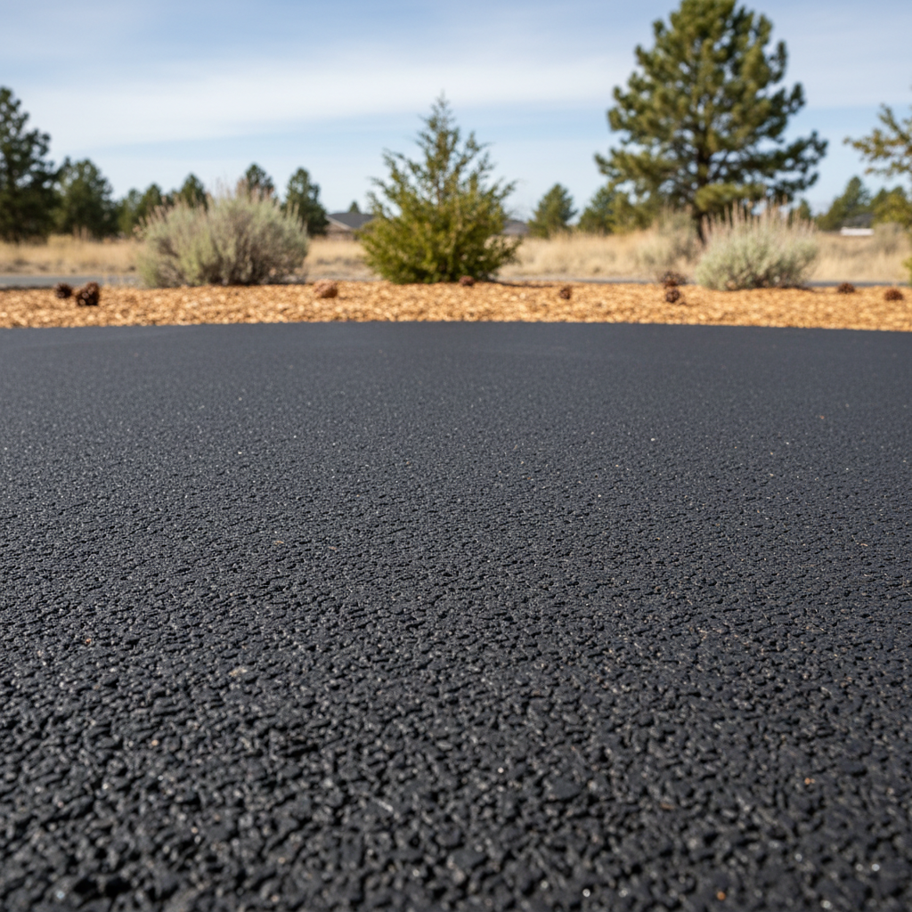 Completed residential asphalt work at a residential property in Boise, ID