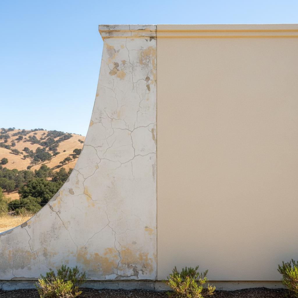 Completed eifs installation work at a residential property in Saratoga, CA