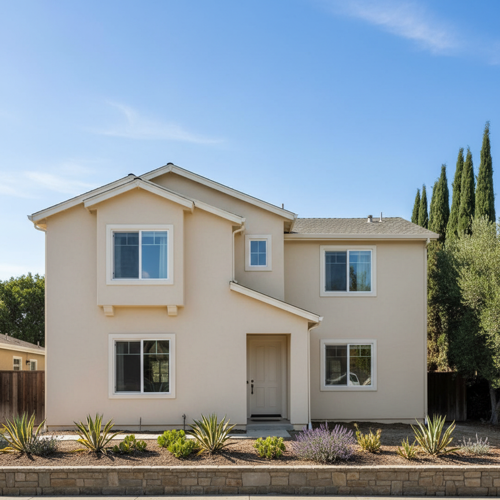 Completed stucco inspection work at a residential property in Cupertino, CA