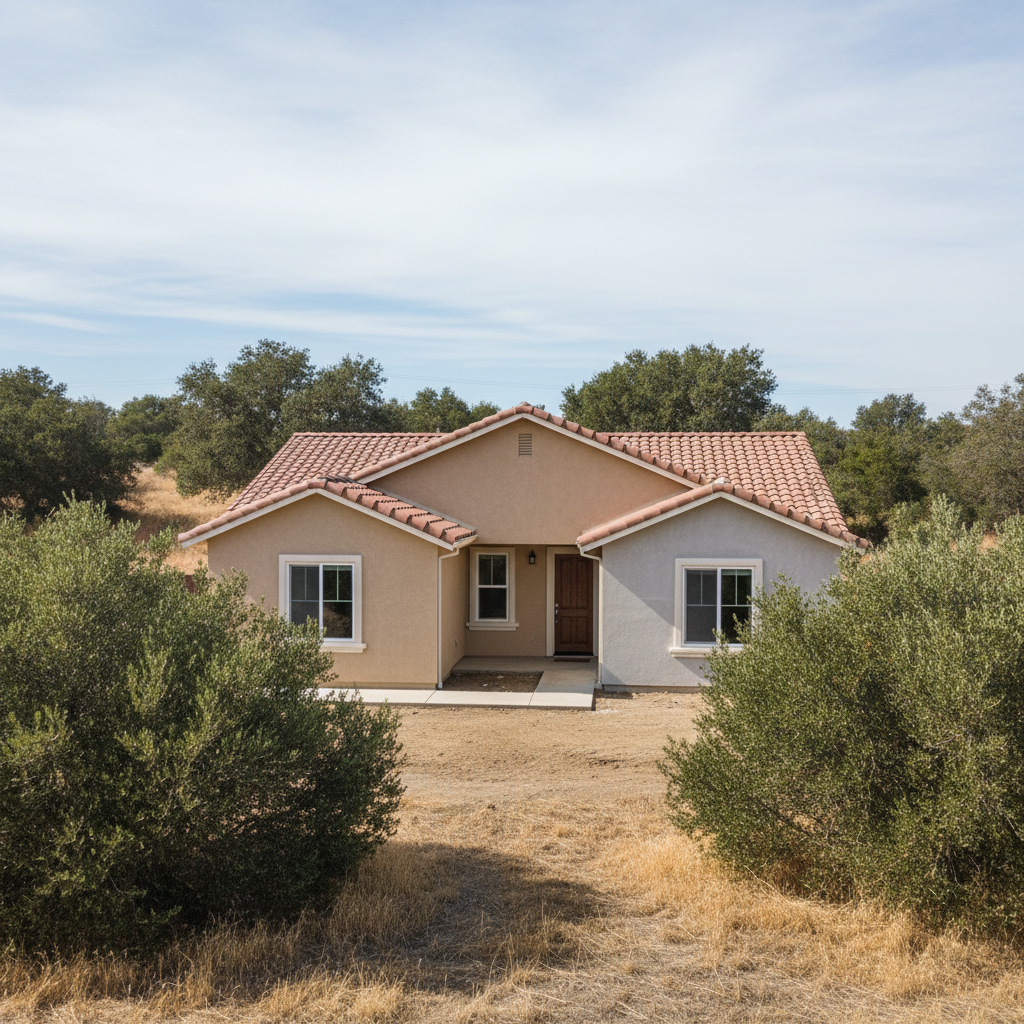 Completed stucco removal work at a residential property in Soledad, CA