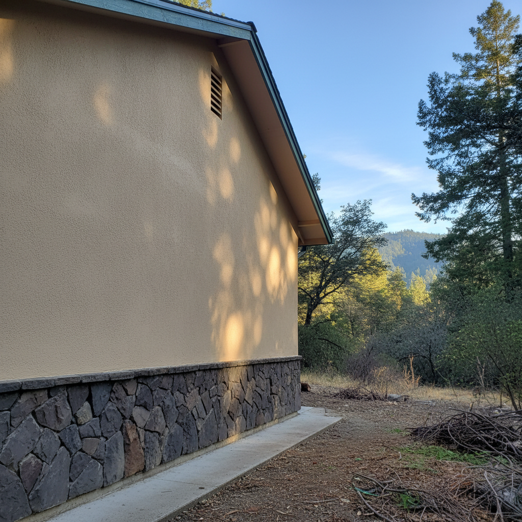 Completed stucco inspection work at a residential property in Ben Lomond, CA