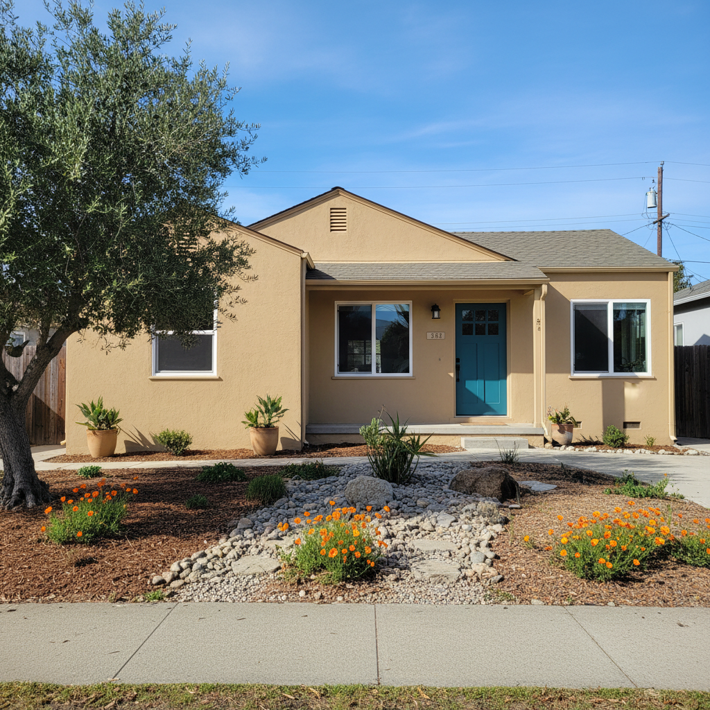 Completed stucco redashing work at a residential property in Campbell, CA