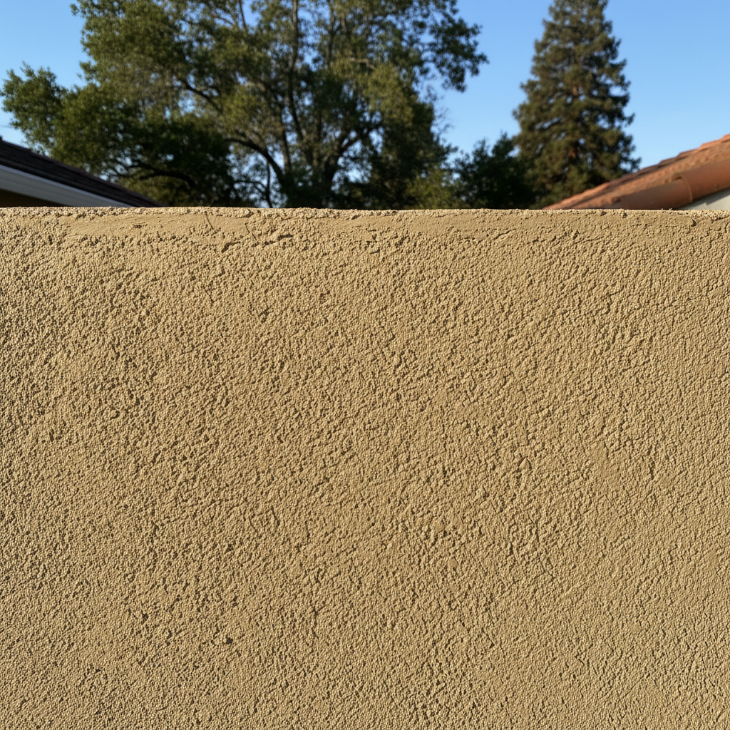 Completed stucco repair work at a residential property in Berkeley, CA