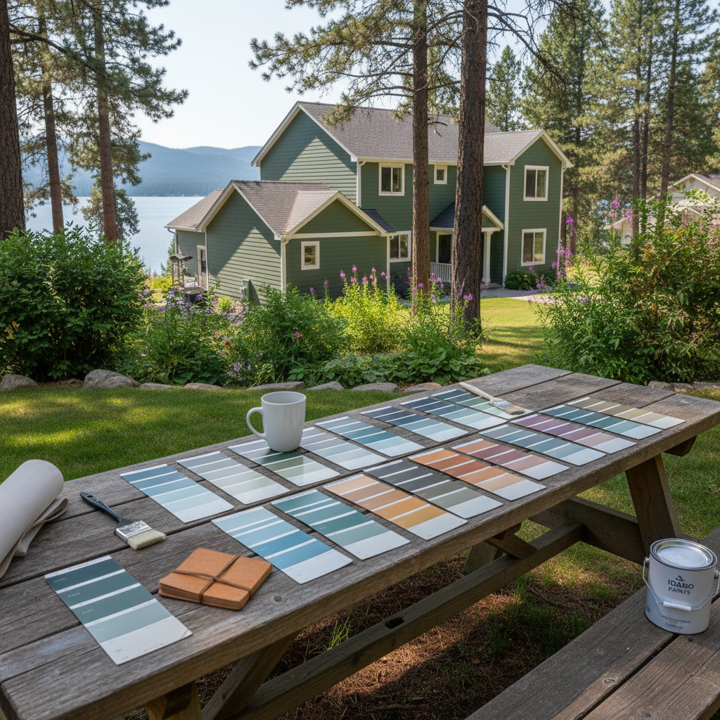 Completed color consultation work at a residential property in Coeur d'Alene, ID