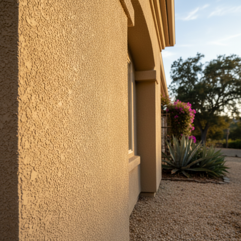 Completed commercial stucco work at a residential property in Carmel Valley, CA