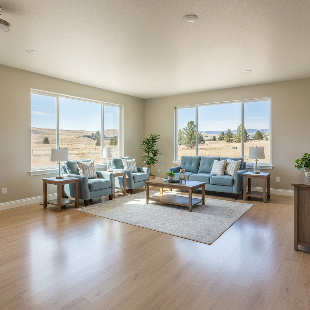 Completed water damage remediation work at a residential property in Boise, ID