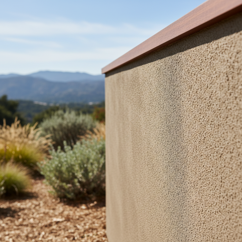 Completed commercial stucco work at a residential property in Portola Valley, CA