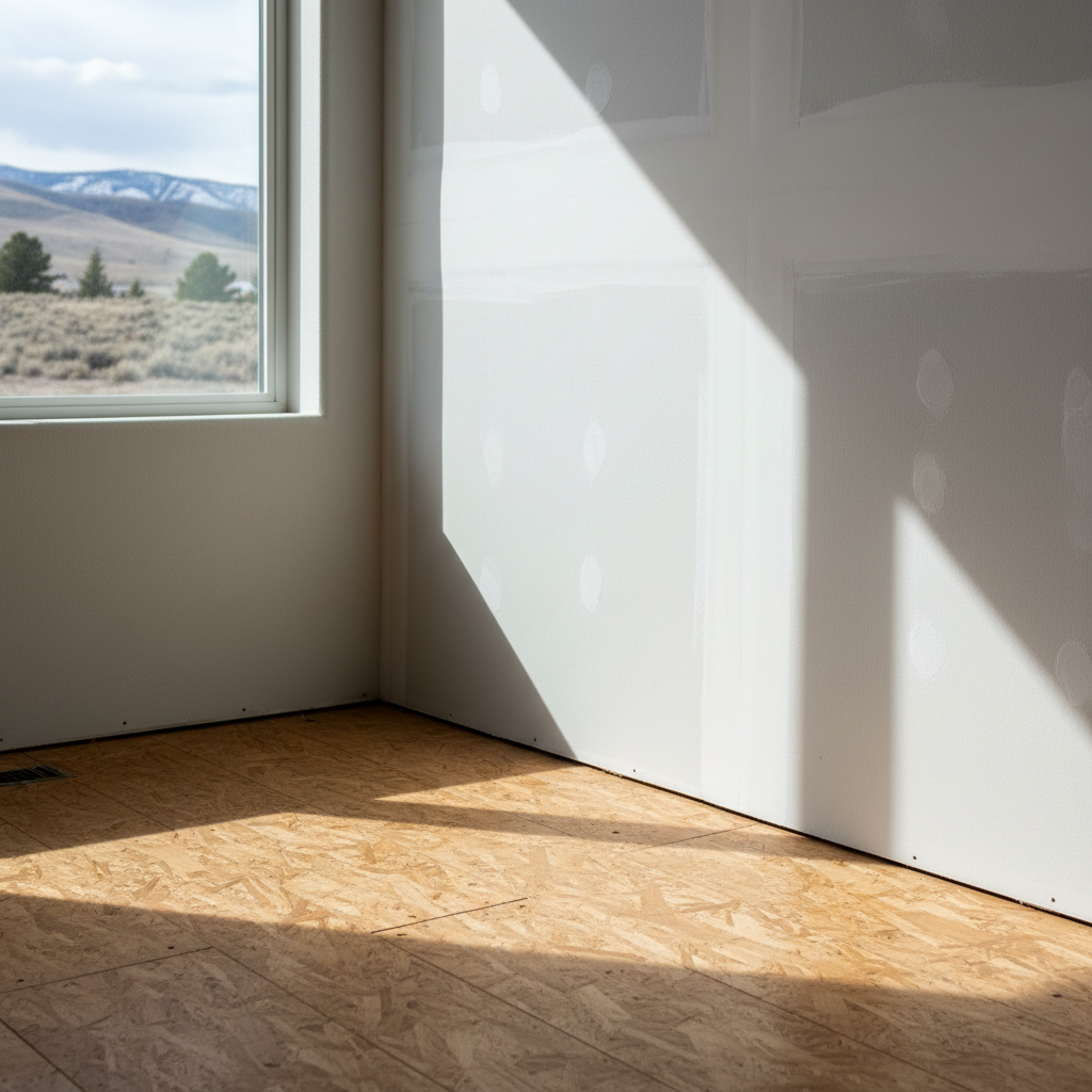 Completed water damage cleanup work at a residential property in Boise, ID