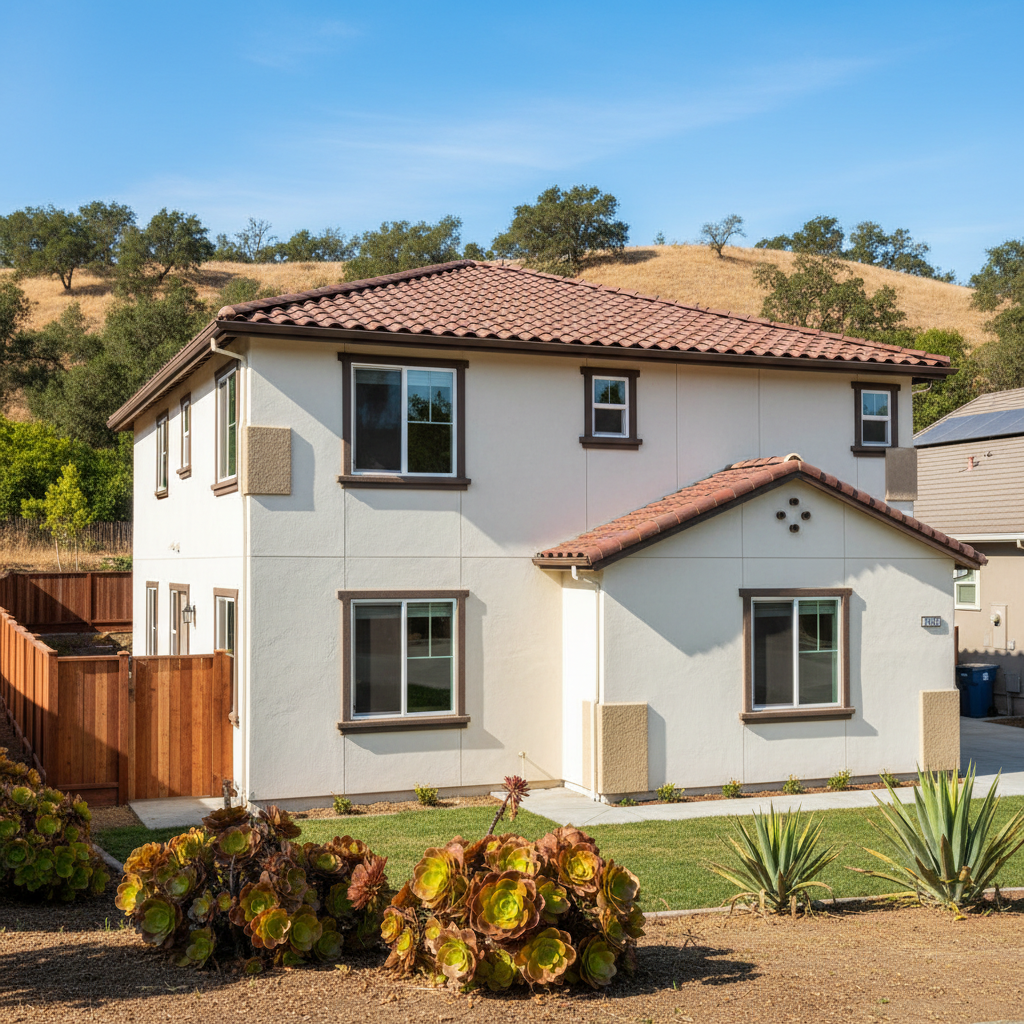 Completed eifs installation work at a residential property in Oakland, CA