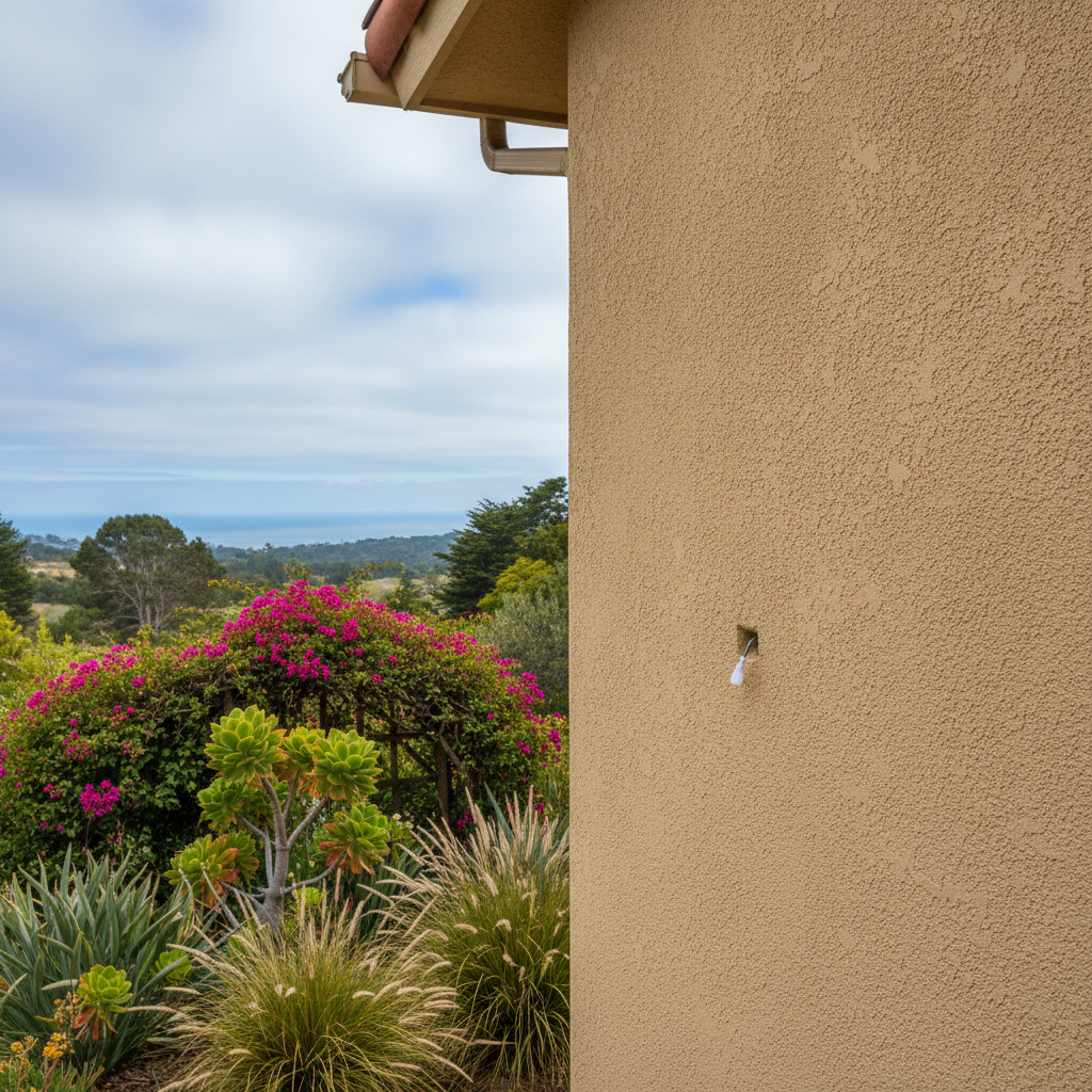 Completed stucco inspection work at a residential property in Monterey, CA