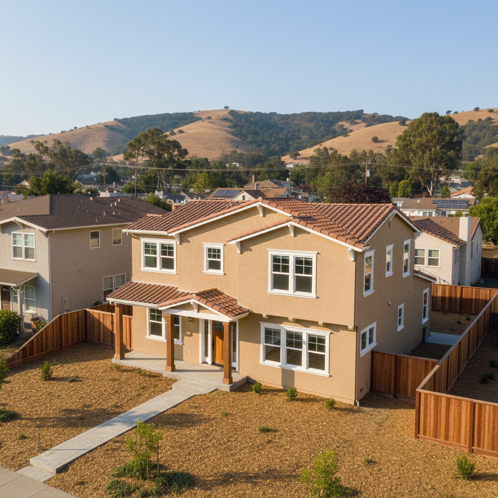 Completed commercial stucco work at a residential property in Richmond, CA