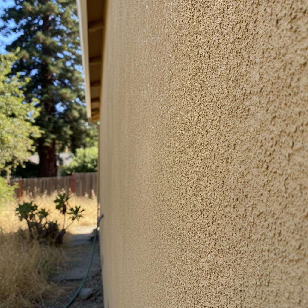 Completed commercial stucco work at a residential property in Redwood City, CA