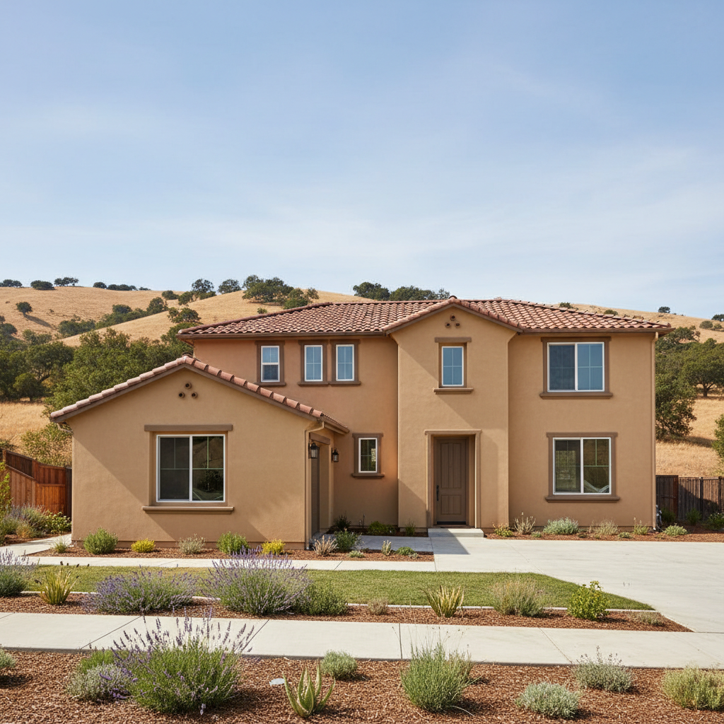Completed eifs installation work at a residential property in Richmond, CA