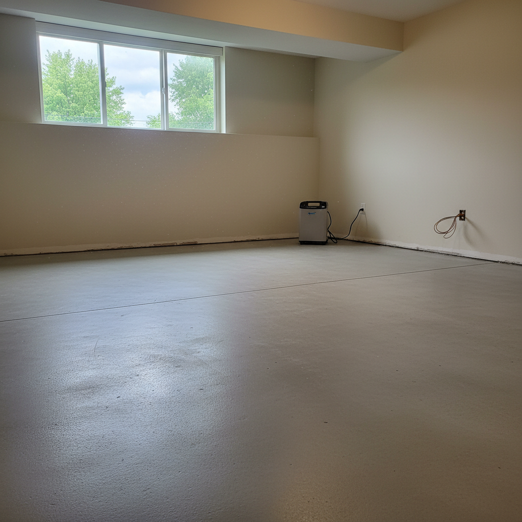 Completed emergency water cleanup work at a residential property in Bellwood, IL