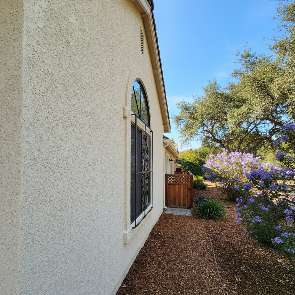 Completed eifs installation work at a residential property in Redwood City, CA