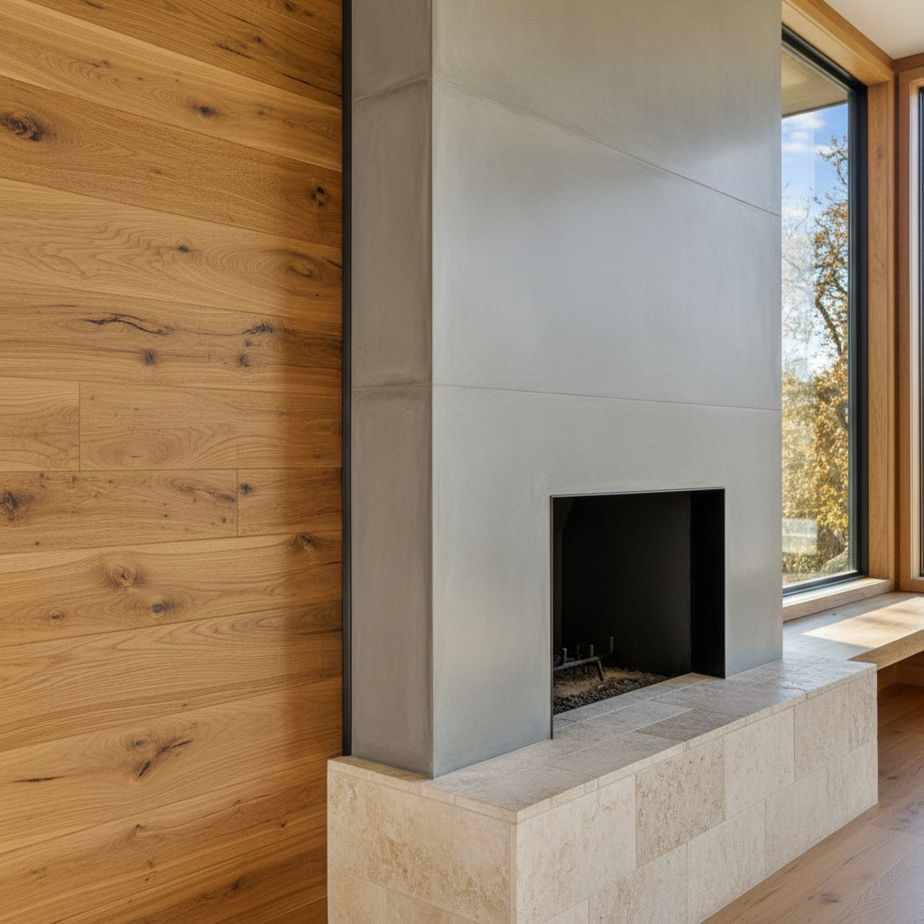 Completed interior finishing work at a residential property in Palo Alto, CA