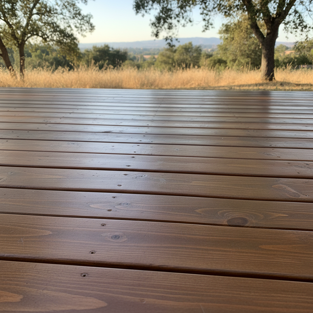Completed deck painting & staining work at a residential property in Pittsburg, CA